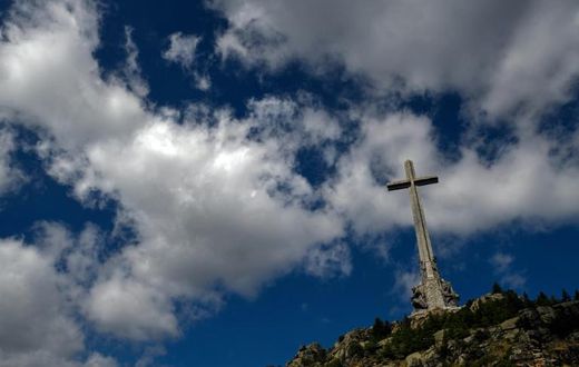 A 150-metre-high cross that can be seen from miles away towers over the site where Franco is buried