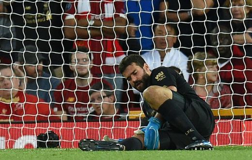 Liverpool goalkeeper Alisson Becker won't be rushed back from his calf injury