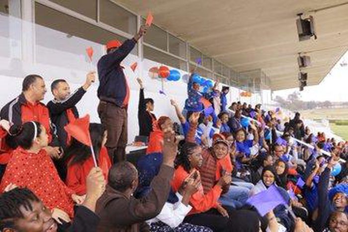 Raila Odinga at his granddaughter's sports day