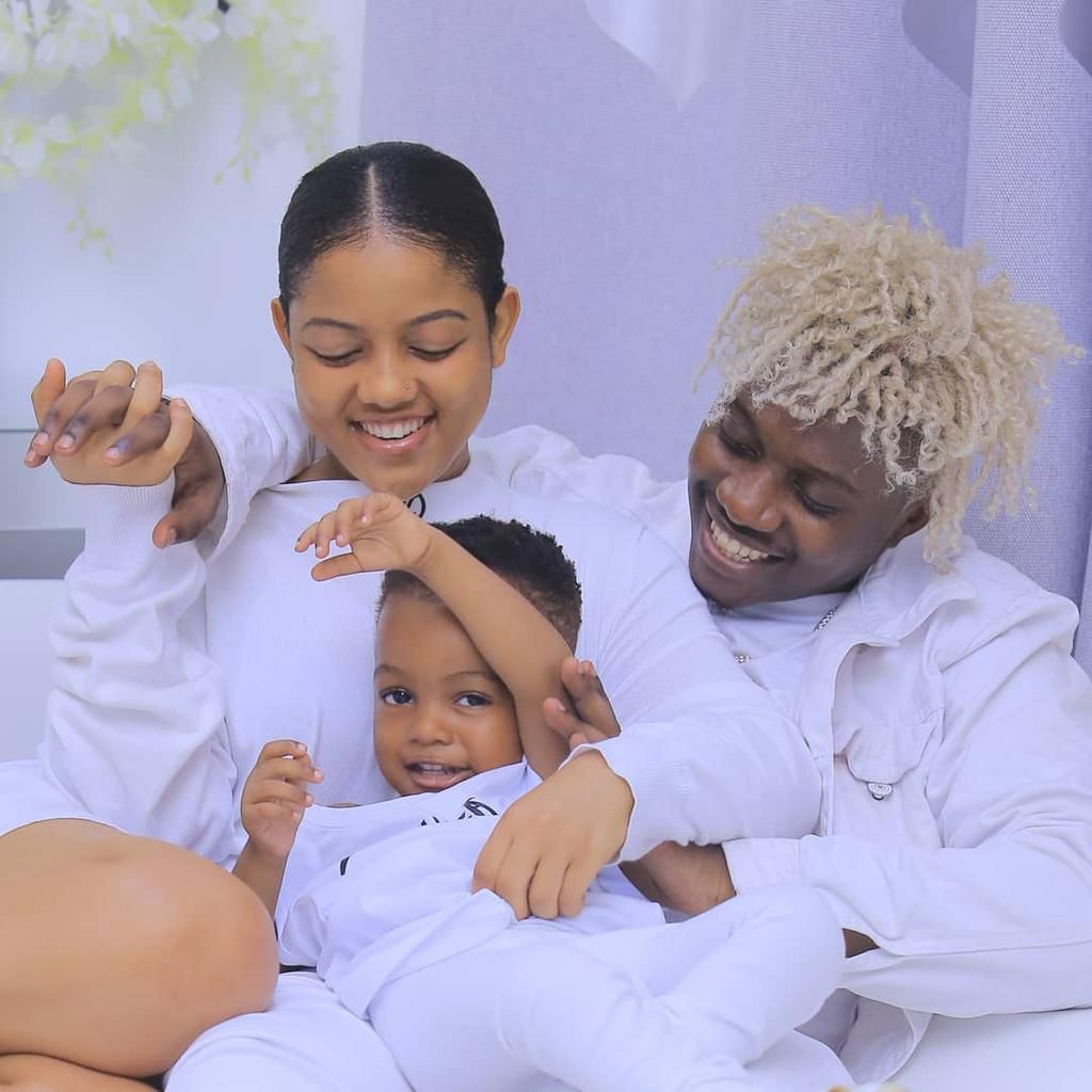 Rayvanny and his Baby Mama Fahyma. Rayvanny’s Baby Mama drops hint of their wedding date
