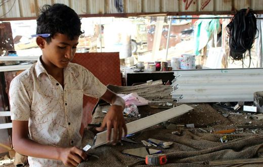 Close to half a million Yemeni children have dropped out of school since 2015
