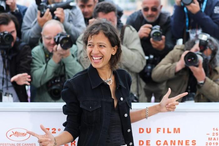 French actress and film director Mati Diop was the first black African woman to compete for Cannes's top prize with her film "Atlantics (Atlantique)"