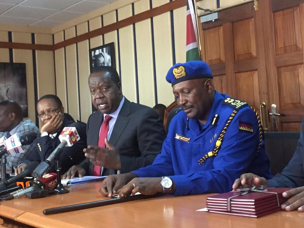 Police to arrest 4293 gun owners who did not meet CS Fred Matiang'i 1-week ultimatum