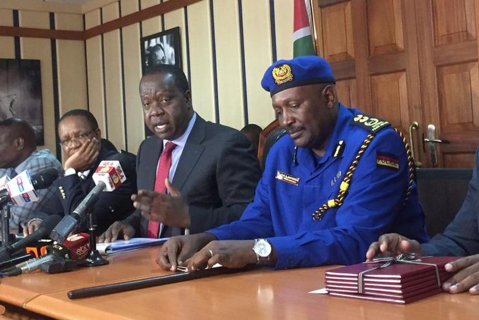 Police to arrest 4293 gun owners who did not meet CS Fred Matiang'i 1-week ultimatum