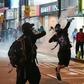 A smartphone app allowing users to play the role of a Hong Kong protester has been removed from the Google Play Store, after the company said it violated a policy against profiting from conflicts