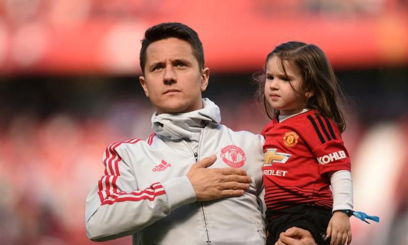 Herrera bid farewell to the United fans on the final day of the Premier League season