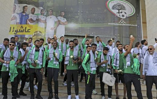 Saudi Arabia's football team visit is seen by some as breaching an Arab boycott of Israel