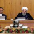 Iran's President Hassan Rouhani (C) has called on European powers to do more to help his country counter the effects of biting US sanctions