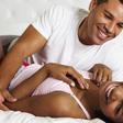 Couple having a good time in bed.