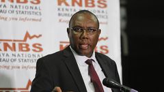 KNBS Director General Zachary Mwangi during a press conference on the upcoming census on July 8, 2019. (the star)