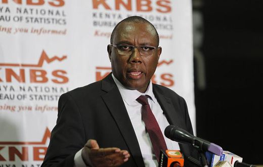 KNBS Director General Zachary Mwangi during a press conference on the upcoming census on July 8, 2019. (the star)