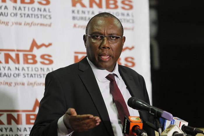 KNBS Director General Zachary Mwangi during a press conference on the upcoming census on July 8, 2019. (the star)