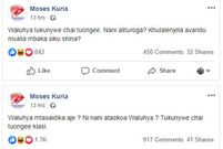 Moses Kuria trolled for ranting on social media after the humiliating defeat of his candidate ODM nominations