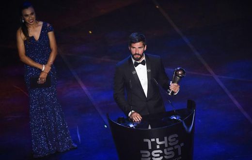 Liverpool's Alisson Becker is nearing a return from a calf injury