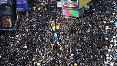 Hong Kong saw another huge rally on Sunday