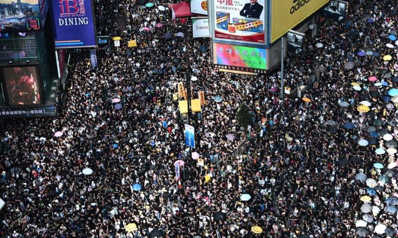 Hong Kong saw another huge rally on Sunday