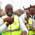 Nairobi Governor Johnson Sakaja with Deonysias Mwangi Waithira, the MCA for Githurai Ward