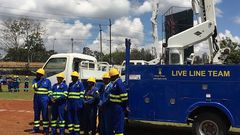 Members of Kenya Power Live Line team