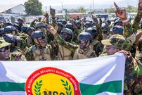Haiti welcomes additional Kenyan troops including 30 female officers who are the first females to be deployed to the Caribbean nation plagued by gang violence