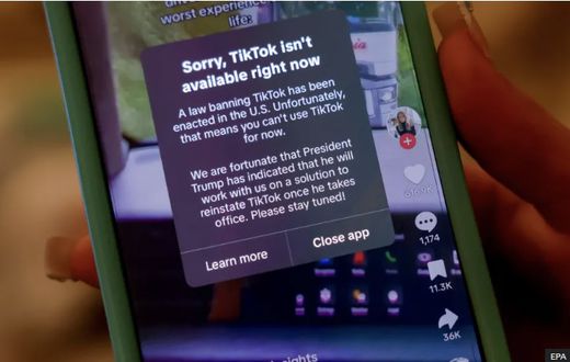 TikTok stops working in the U.S., disappears from app stores