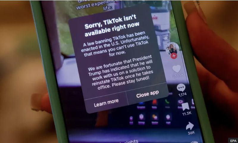 TikTok stops working in the U.S., disappears from app stores