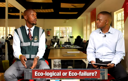 Geoffrey Mosiria during an interview on Pulse Live Kenya