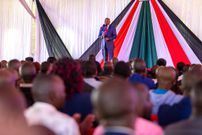 Deputy President Kithure Kindiki speaking to Meru leaders