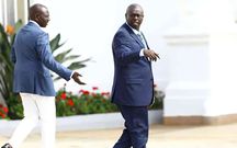 File image of President William Ruto with Rigathi Gachagua