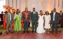 Retired President Uhuru Kenyatta and other guests during the wedding of Fred Matiang'i's daughter, Wendy Bochere Okongo on December 27, 2024