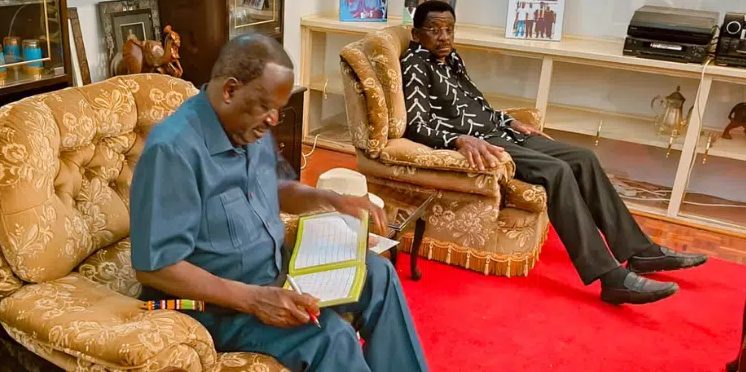 File image of Raila Odinga with Governor James Orengo
