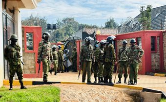 Aftermath of chaos during EACC raid at Gov Natembeya's home