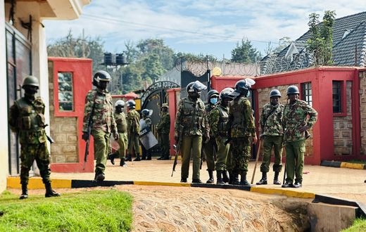 Aftermath of chaos during EACC raid at Gov Natembeya's home