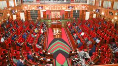 File image of the Kenyan Parliament in session