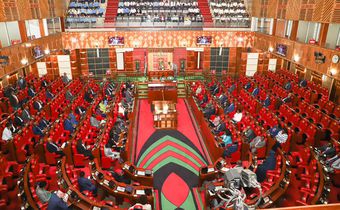 File image of the Kenyan Parliament in session