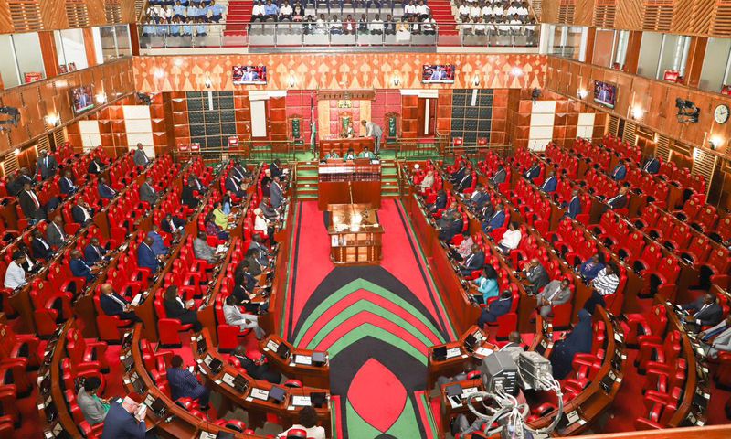 File image of the Kenyan Parliament in session