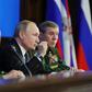 Russian President Vladimir Putin resorted to bad language in an emotional end-of-year speech at the defence ministry