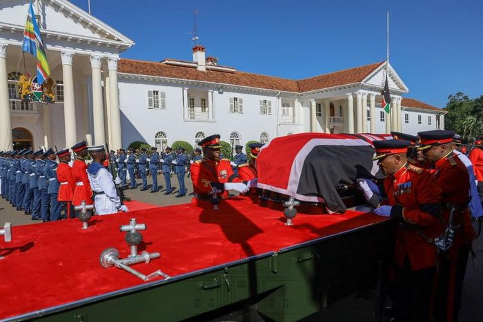 In Photos: Thousands of Kenyans converge at Nyayo Stadium for Moi's Memorial Service