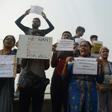A protest in Mumbai against sexual assault in India. Police have long been criticised for not preventing violent crimes or for failing to bring cases to court