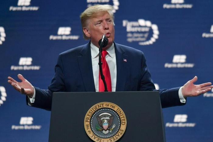 President Donald Trump spoke at a rally in Texas on January 19, 2020 as his impeachment trial approached
