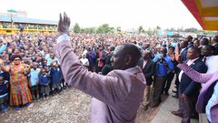 DP William Ruto criticized for attacking Raila at children's school parade