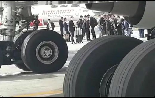 Kenya Airways suspends employee Gire Ali who shared video of 239 passengers on plane from China