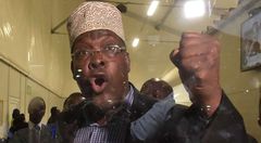 Miguna Miguna during his deportation at JKIA