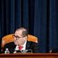 Democratic US House Judiciary Committee chairman Jerry Nadler (L) and the panel's top Republican Doug Collins lead their parties in debate of the articles of impeachment against President Donald Trump