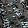 Vehicles at a car park in Nairobi