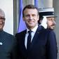 Mali's leader Ibrahim Boubacar Keita, seen here with French President Emmanuel Macron, has urged Malians against hostility to foreign forces in the country