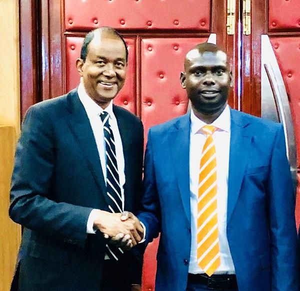 Kamukunji MP Yusuf Hassan gets emotional as Kibra MP-elect Imran Okoth takes oath