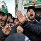 Anti-government protesters in Algiers yell slogans against next month's presidential election on November 29, 2019