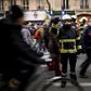 Firefighters joined several of the demonstrations across France on Thursday.