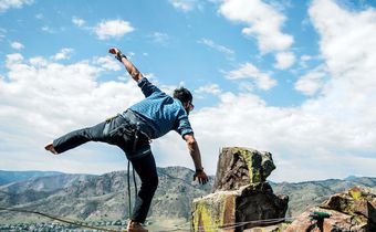 Man Tried to Walk a Terrifying 60-Foot High Line