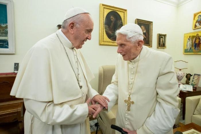 Questions have been raised within the Catholic Church over whether there are, in fact, two "men in white" at the Vatican
